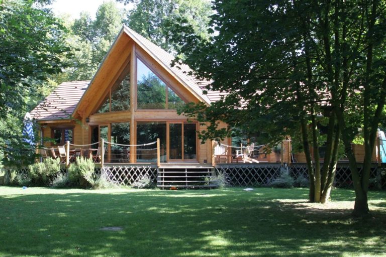 Maison en bois de type chalet