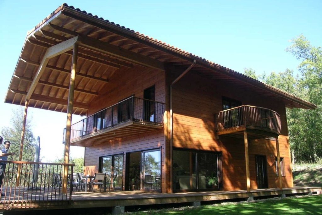 Habitation en bois originale