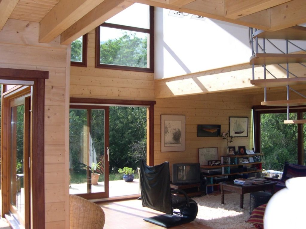 Intérieur maison en bois