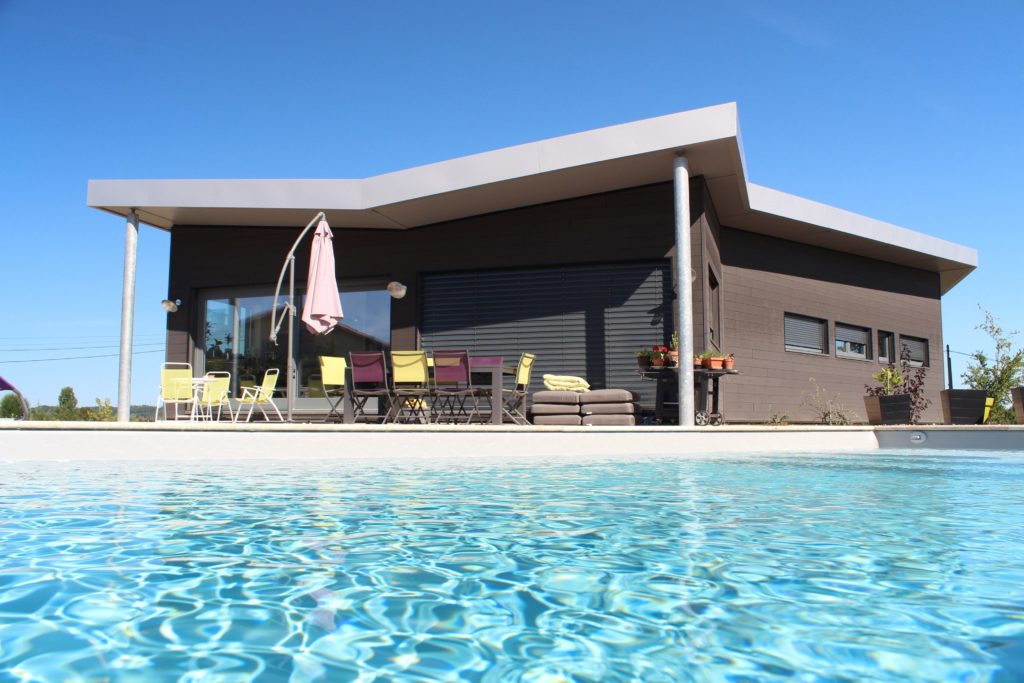 maison ossature bois moderne guillaumie