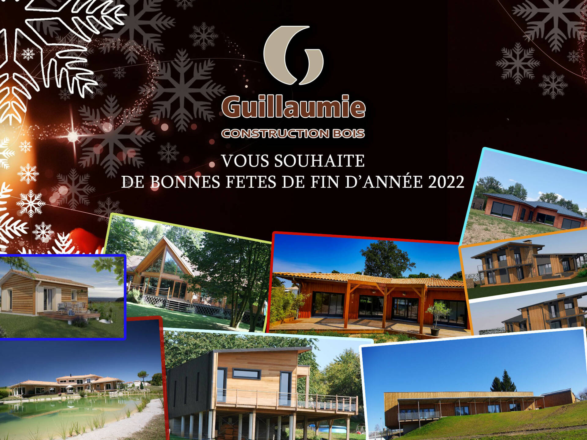 maison en bois Guillaumie vous présente ses voeux