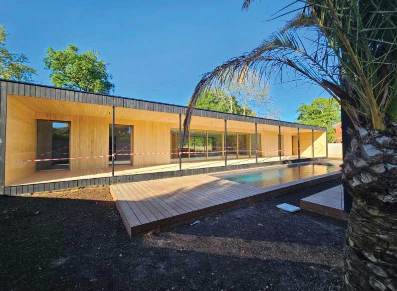 Maison bois design, architecture bois moderne