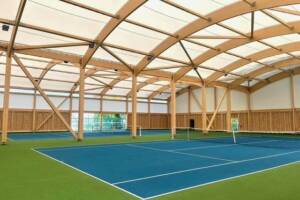charpente pour terrain de tennis