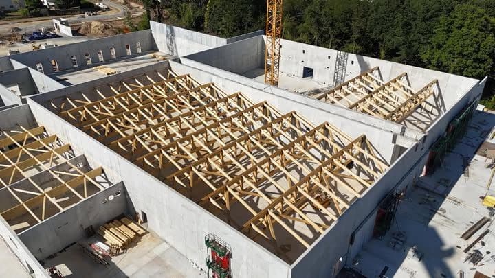 charpente lamellé collé