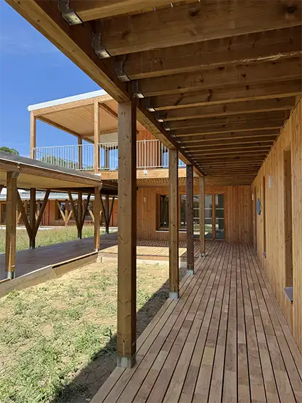 Bâtiment de loisir en ossature bois