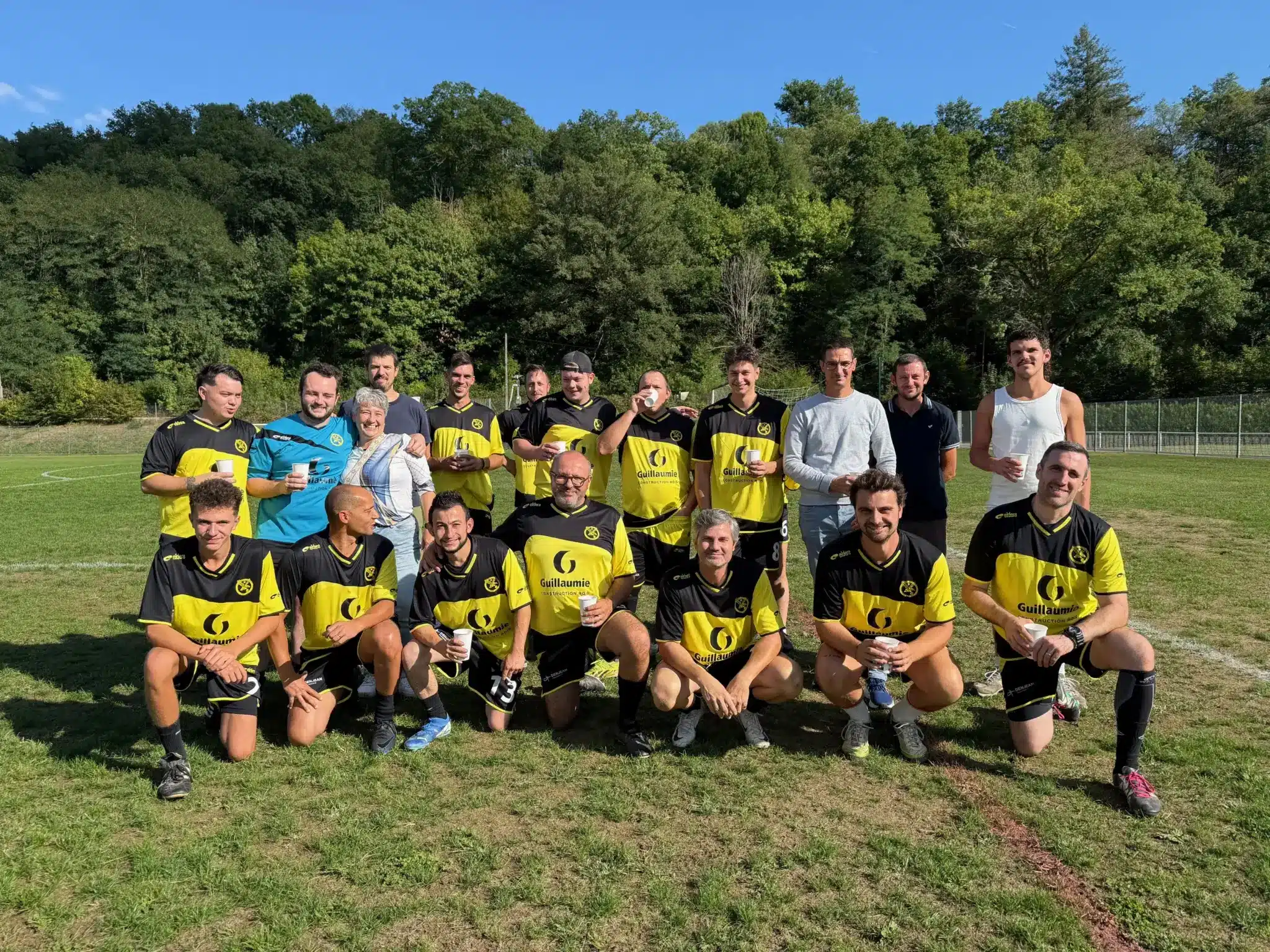 équipe de foot Guillaumie Construction Bois ligue des champions